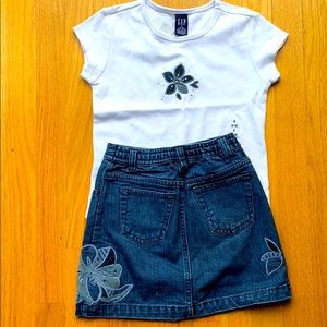 NWT GAP Skirt Sz4  Top Sz 5/6